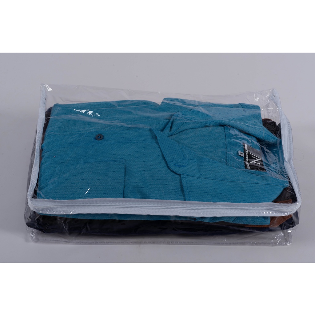 Kit 02 Organizadores De Malas De Viagem Transparente Pvc