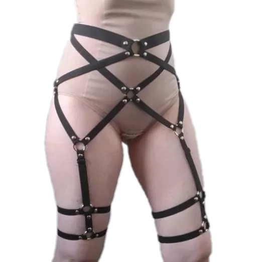 Leg garter cinta liga em elastico regulavel pernei
