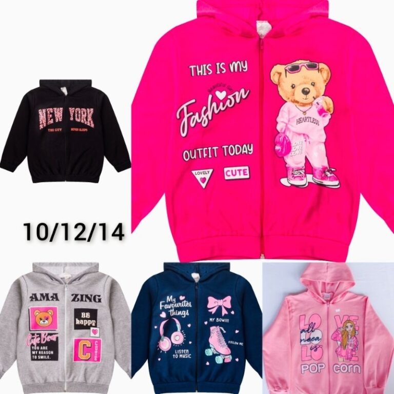 Moletom Casacos feminino inverno Kit 3 jaquetas av