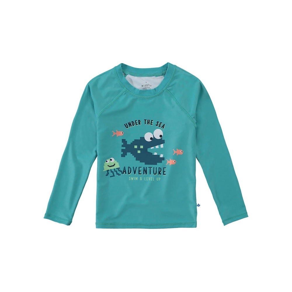 Blusa com Proteção UV Infantil Menino Verão Verde Adventure Malwee Conforto