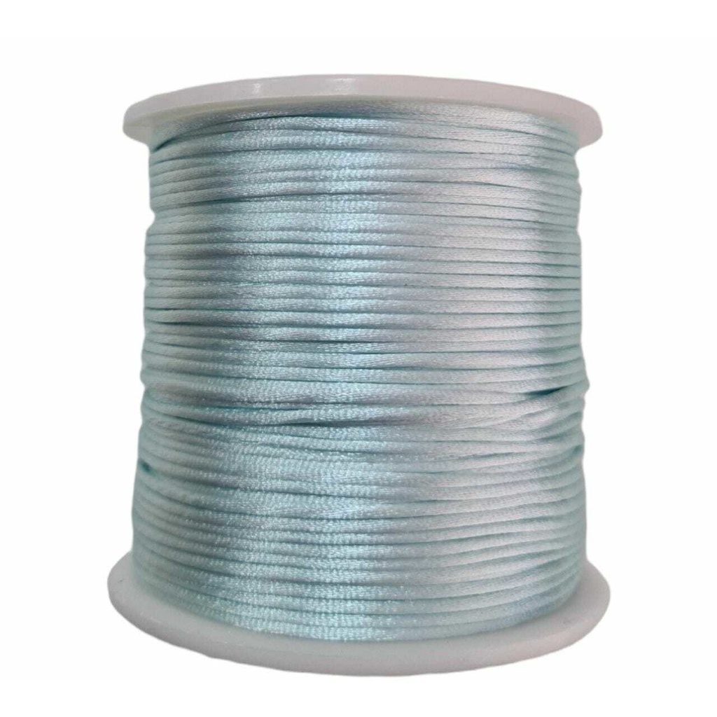 Fio de Seda – Azul Bebê – 1mm – 100 metros