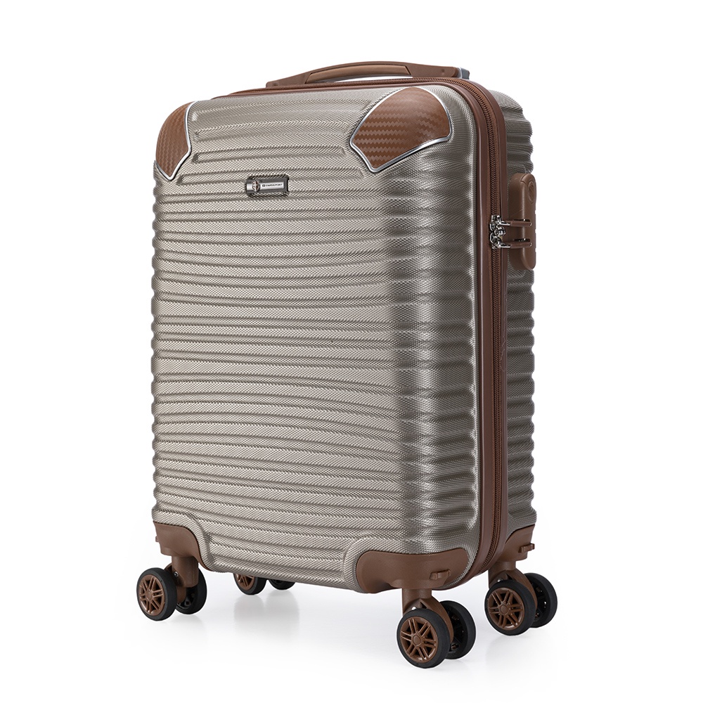 Mala de Viagem Pequena Impermeável Cadeado ABS Roda 360° Swissport