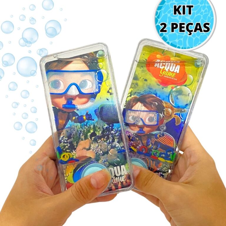 Kit 2 Aquaplay Jogo De Argolas Retro Game Animais 
