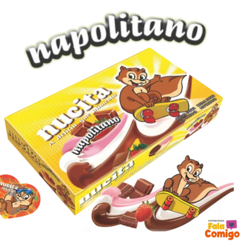 Doce Nucita Napolitano Com 48 Unidades 480g –