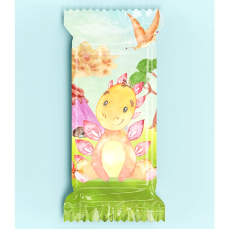 100 Balas Personalizada dino baby