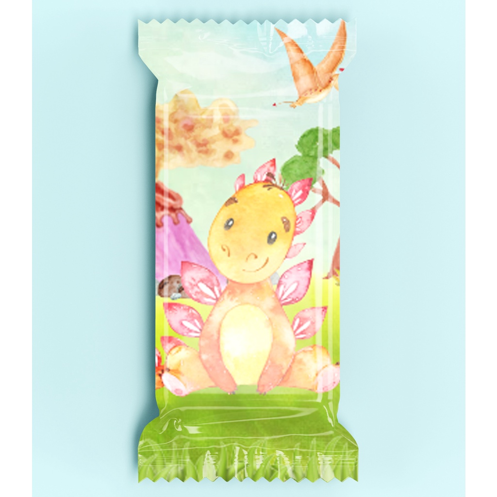 100 Balas Personalizada dino baby