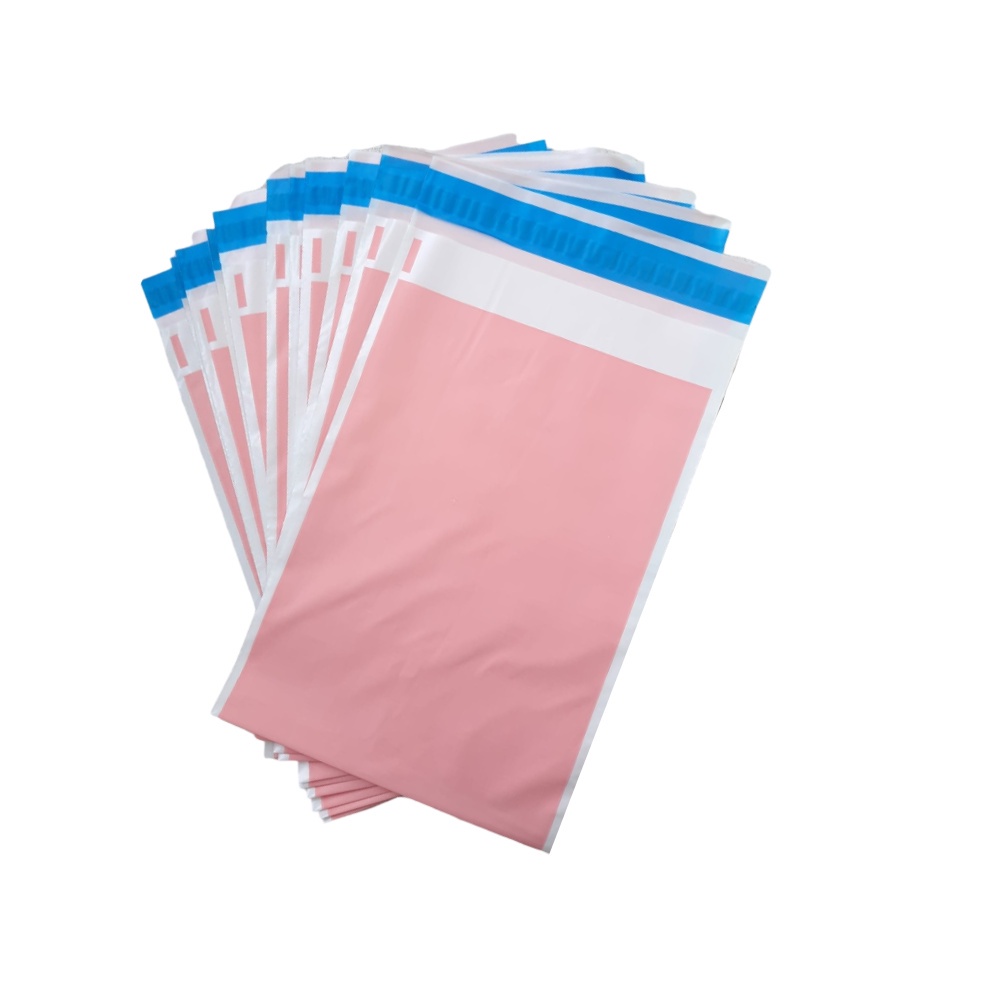 Envelope plástico Segurança eco Rosa salmão 20×30 50 und