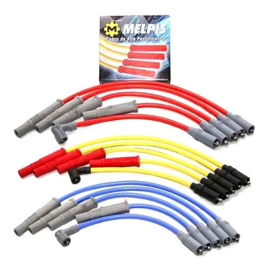 Cabo De Vela Fusca Kombi C/ Catalizador 100% Silicone 10mm
