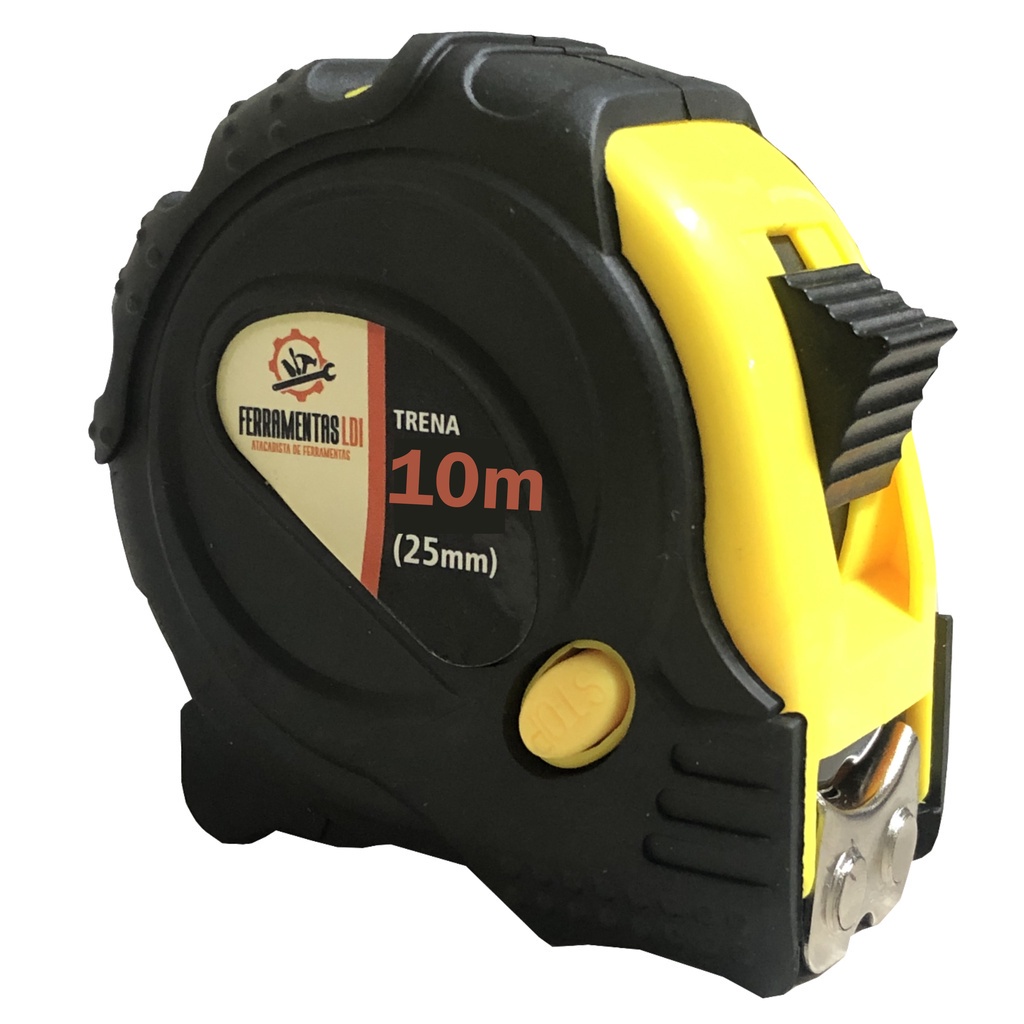 Trena Manual Emborrachada 10 Metros 10mx25mm 3 Travas