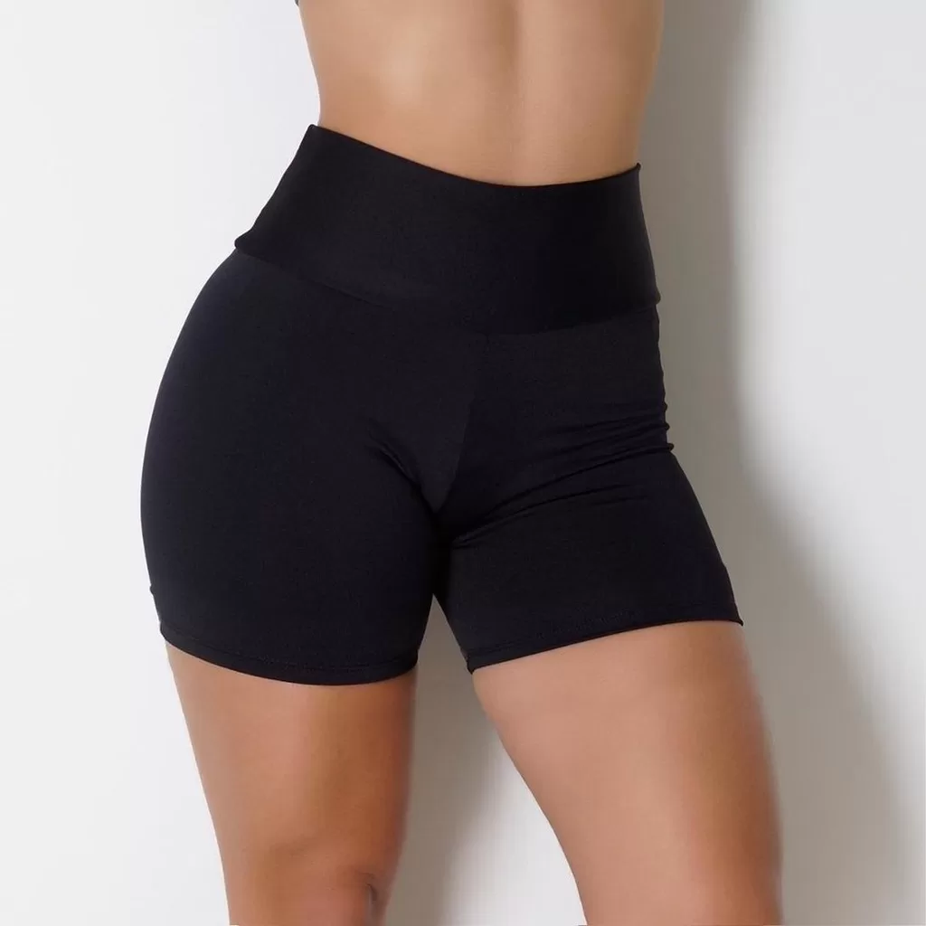 Short Curto Fitness Academia Meia Coxa Legging Suplex Roupas