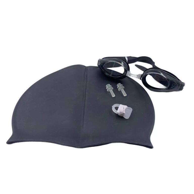 Kit De Natacao com Touca Silicone E Oculos Para jo