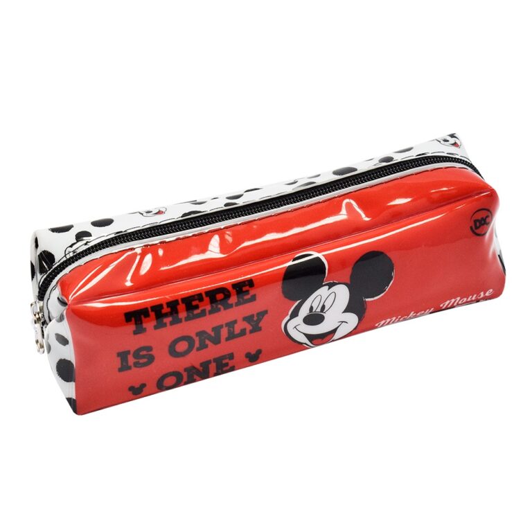 Estojo Escolar Mickey Mouse Teen em PVC Cristal &#