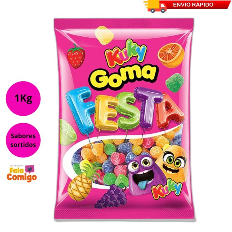 Bala De Goma Jujuba Festa 1Kg – Kuky