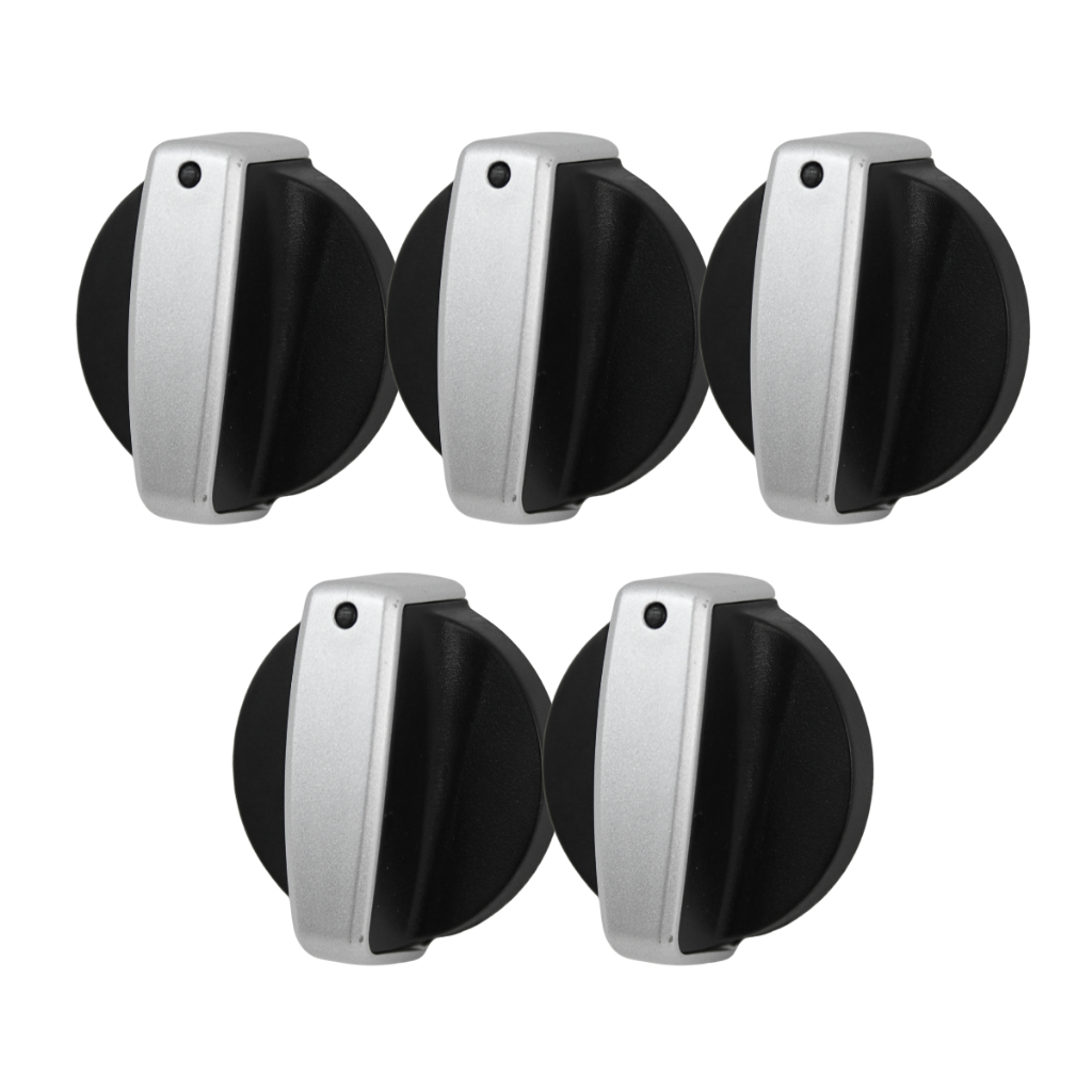 Kit 5 Botões Manípulos para Fogão Itatiaia Waves 4 Bocas