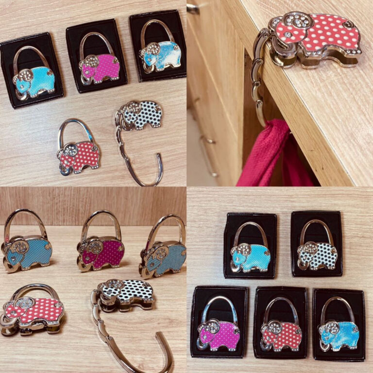 Gancho Suporte Porta Bolsa Dobrável Portátil Met