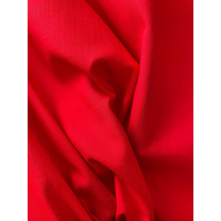 Tecido Viscolinho Liso Vermelho