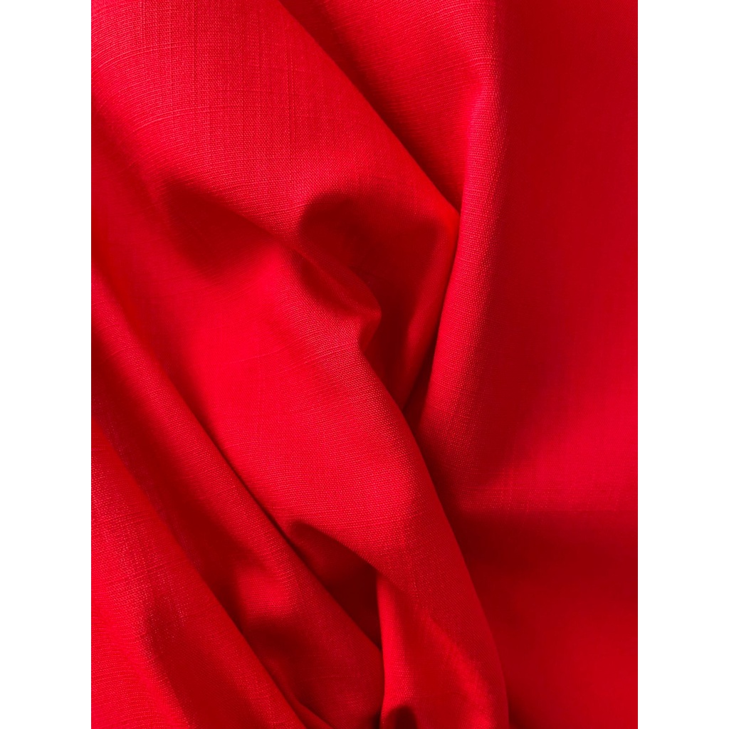 Tecido Viscolinho Liso Vermelho