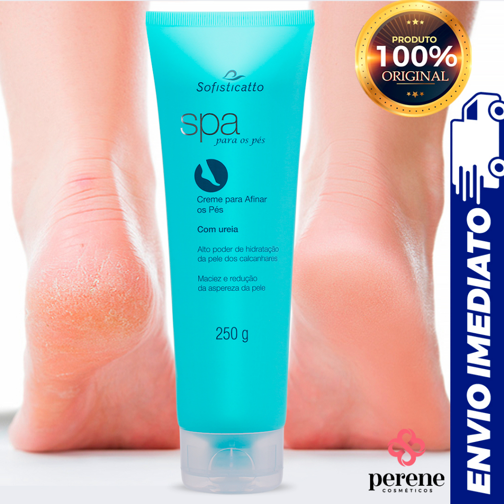 Creme para Rachaduras nos Pés e Calcanhares Hidratação Intensa Com Ureia – Spa para os Pés Sofistica
