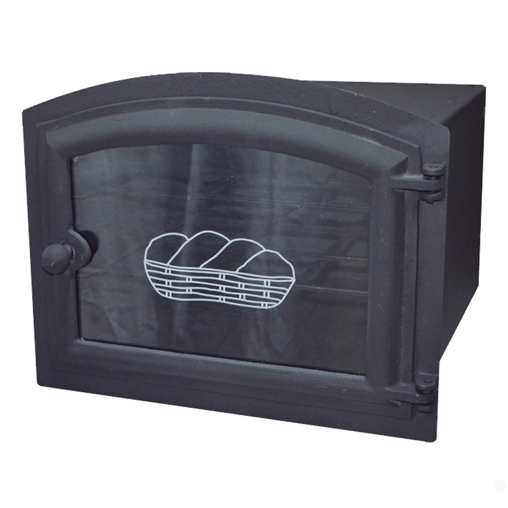 Forno para Fogão a Lenha N°6 Chapa 90 Frente de Vidro Dragão