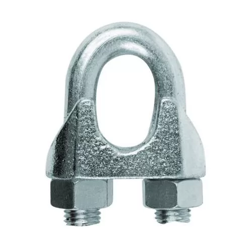 Clips Grampo Para Cabo De Aço 1/4 Polegadas 100 U