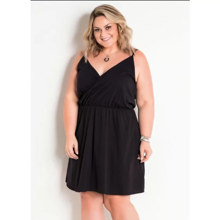 Vestido Para Amamentação Plus Size Com Alças Tr