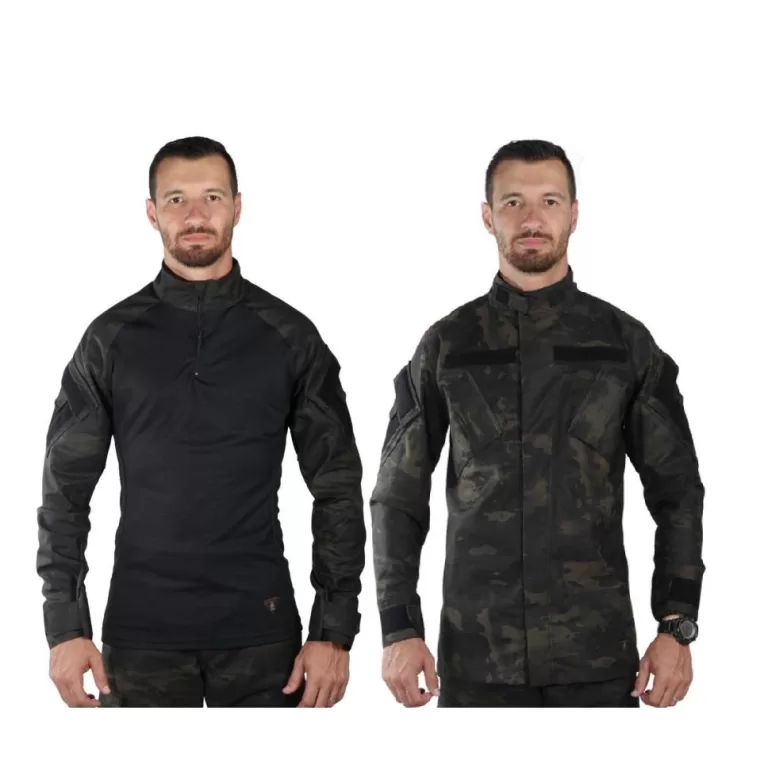 Kit Tático Combat Shirt + Gandola Masculina Milit