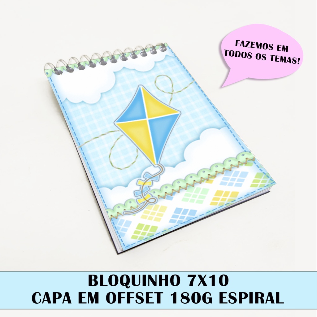 Bloquinho pipa e catavento