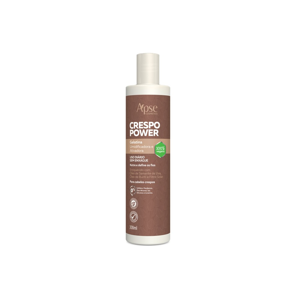 Gelatina Ativadora E Umidificadora Crespo Power 300ml – Apsé