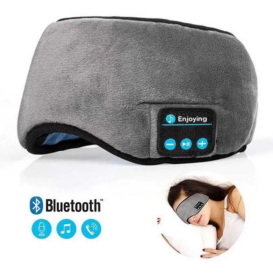 Tapa Olho Máscara Dormir Fone De Ouvido Bluetooth