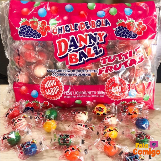 Chiclete Sortido 300g Com 80 unidades – Dann
