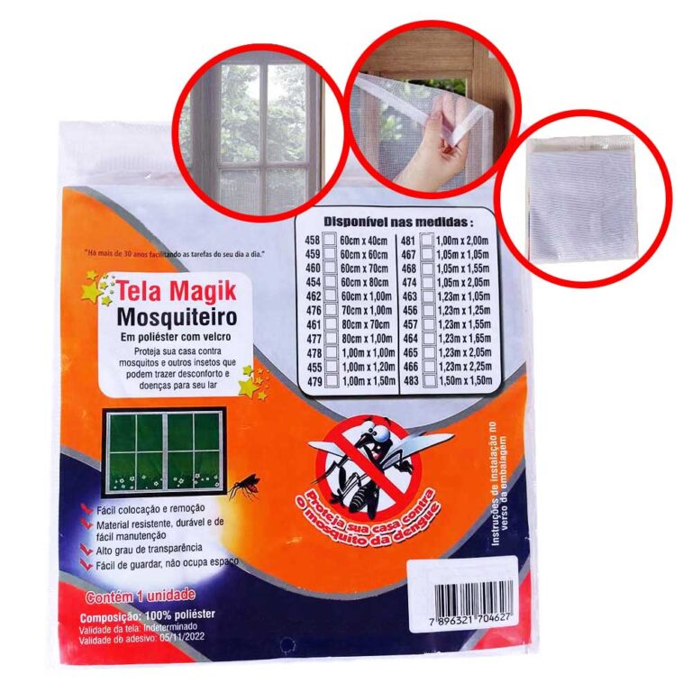 Tela Mosquiteira Anti Pernilongo e Insetos para Ja