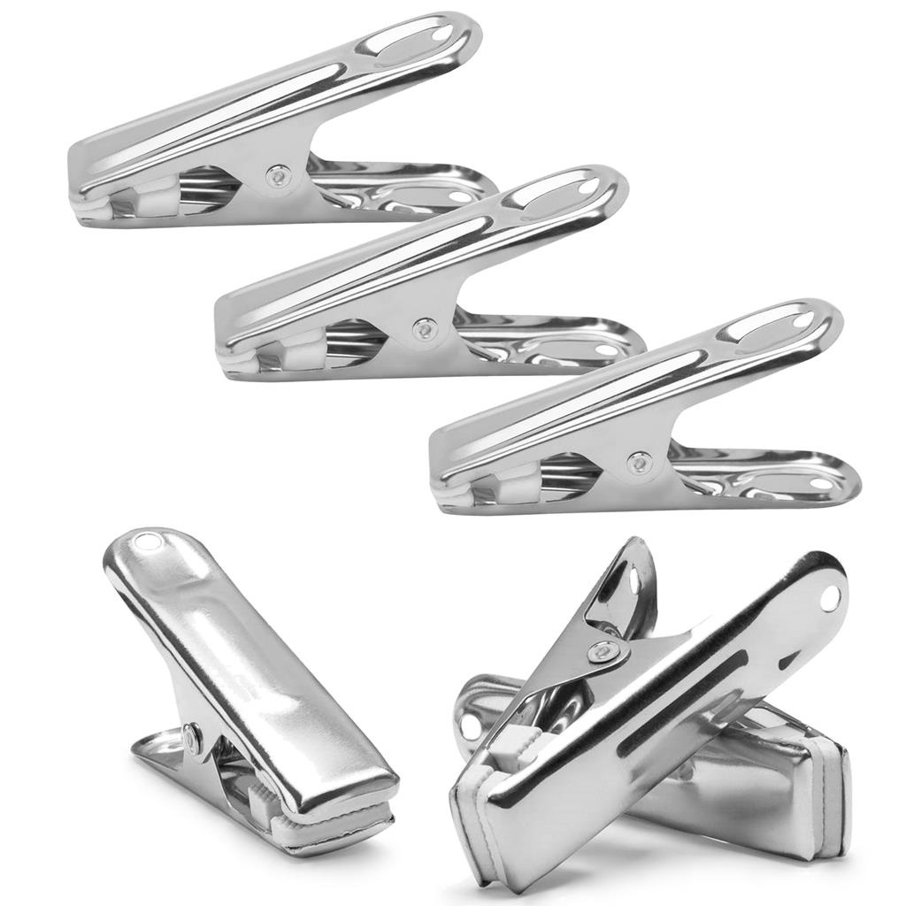 JOGO 6 PRENDEDORES EM INOX – MIMO STYLE