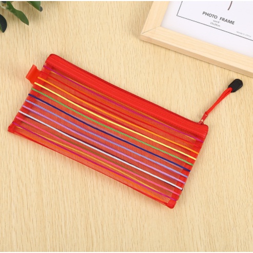 Estojo Multiuso Bolsinha Nylon Colorido Necessaire