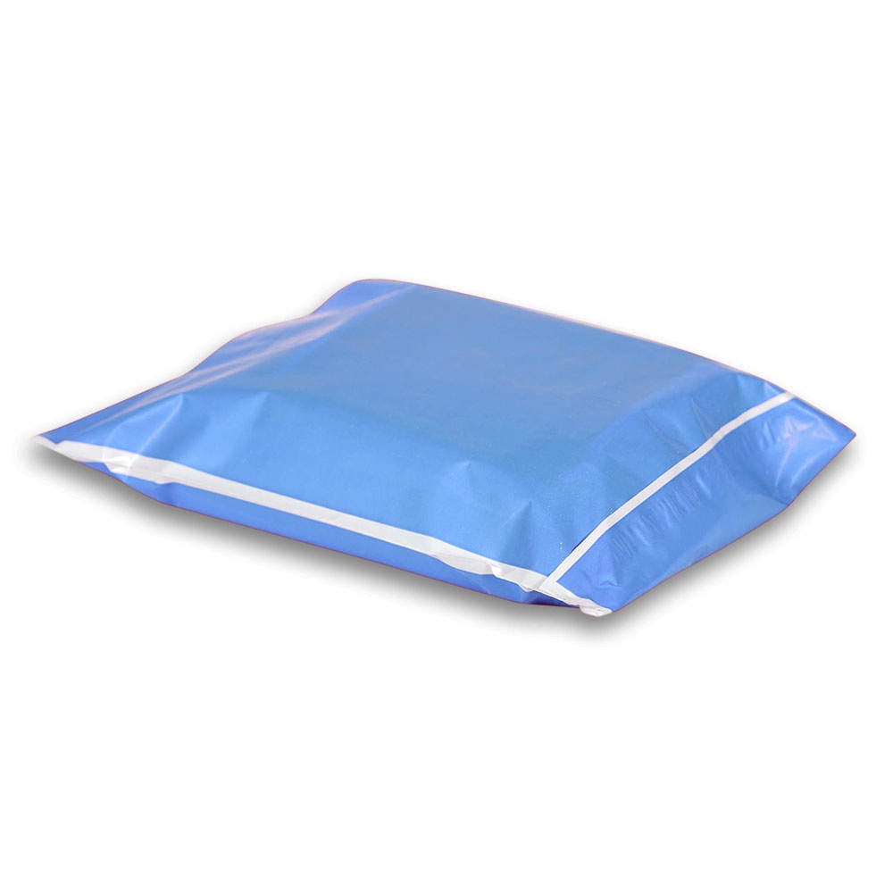 Envelope Segurança PEBD Reciclado Azul Bebe 32×40 50und