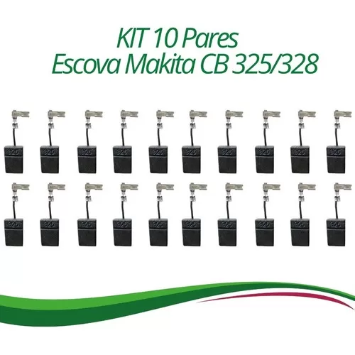 Escovas De Carvão P/ Esmerilhadeira Makita 9554/9