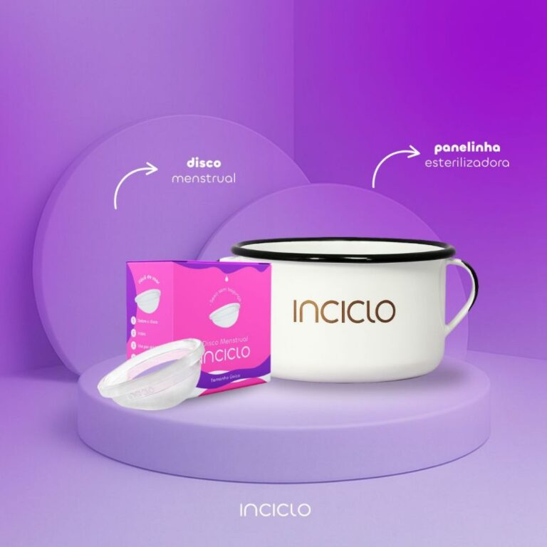 Disco Menstrual da Inciclo + Panelinha Esterilizad