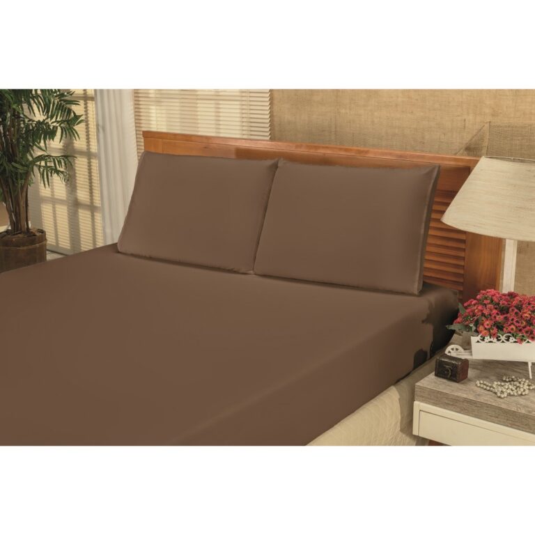 Jogo de Cama Bianca Casal 3 pç  Tabaco