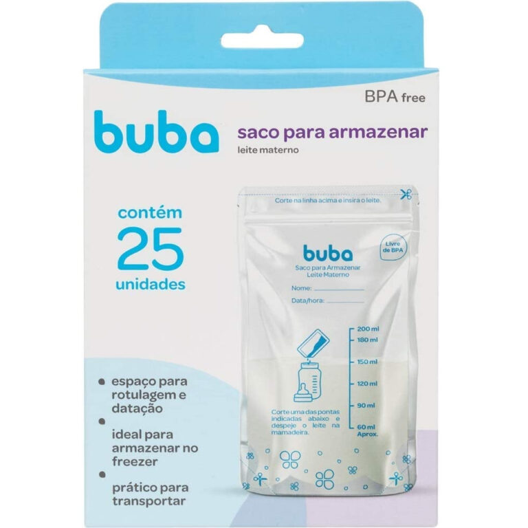 Saco para Armazenar Leite Materno com 25 Unidades 