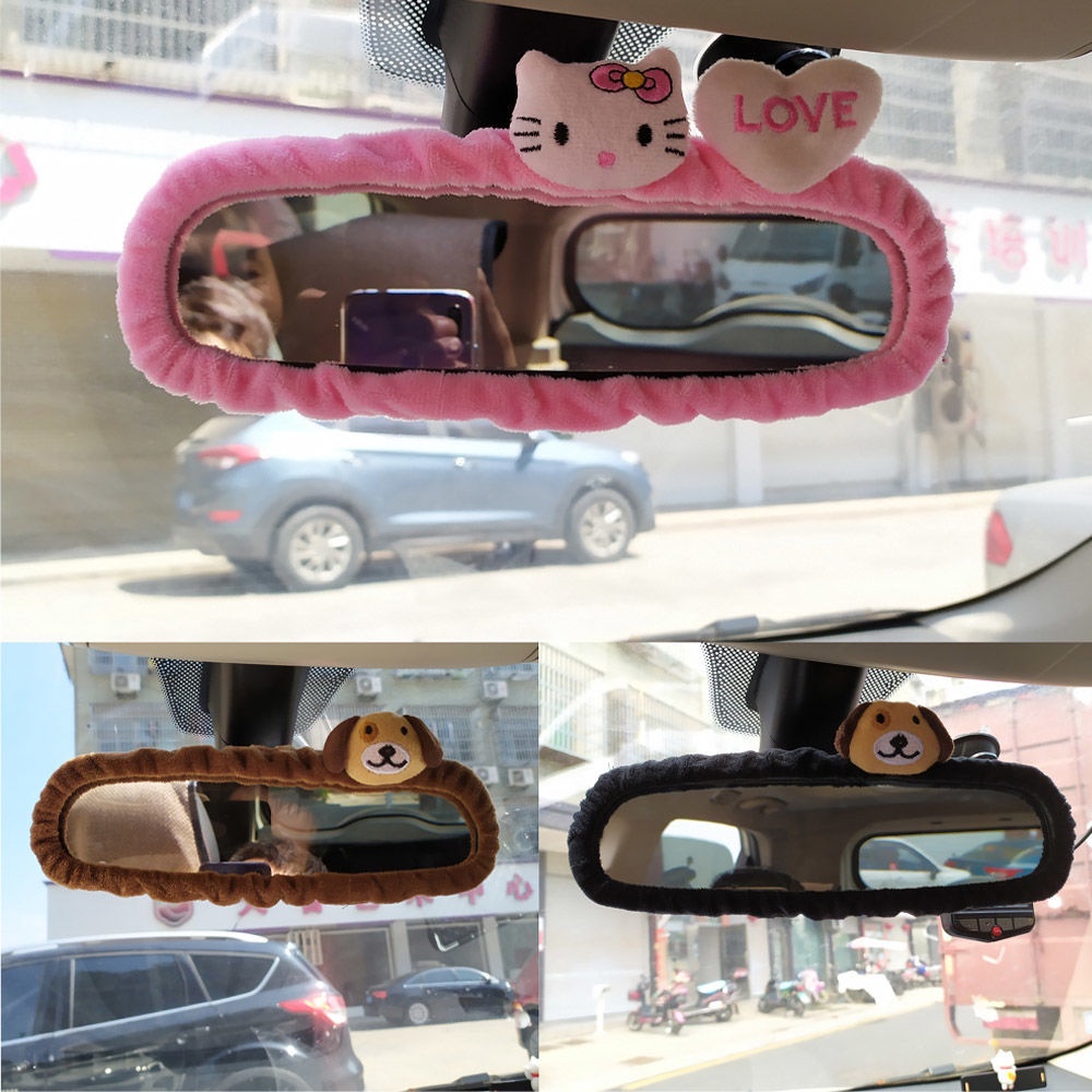 Gato Bonito Do Carro Espelho Retrovisor Tampa Criativo Caráter Dos Desenhos Animados Decoração De In