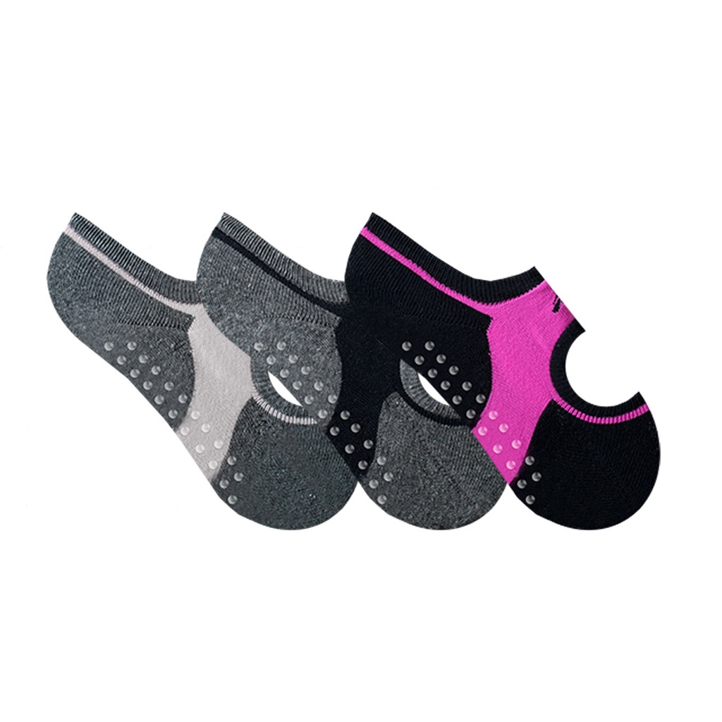 Meia Sapatilha Feminina Pilates Yoga S/ Costura Rikam