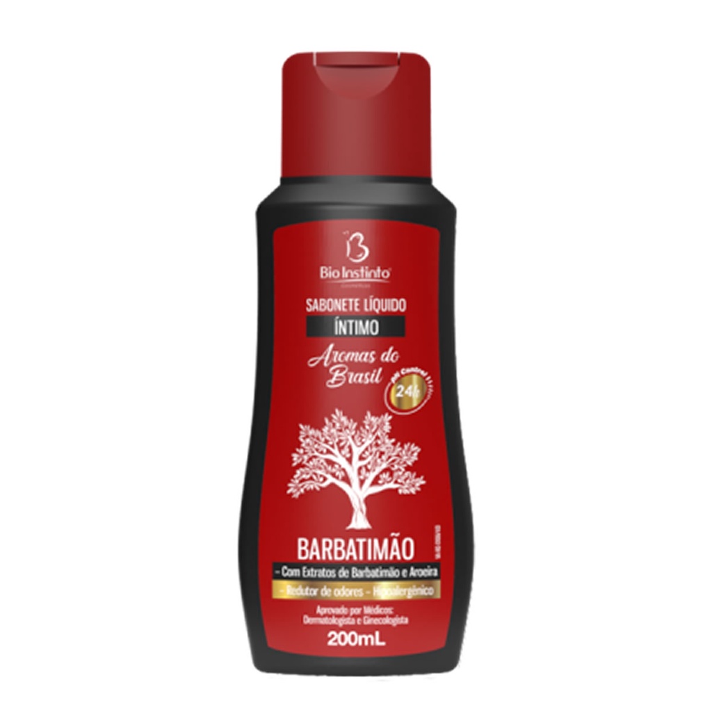 Sabonete Líquido Íntimo Barbatimão 200ml – Bio Instinto