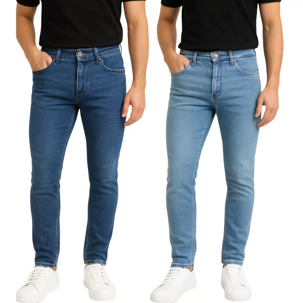 Kit 2 Calças Jeans Masculina Elastano Lycra Atacado Top