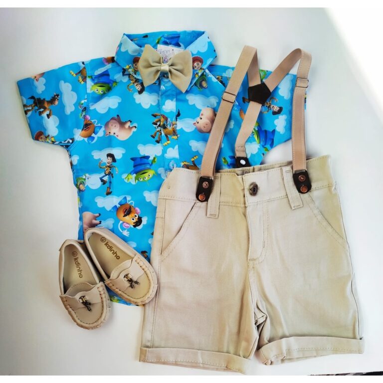 CONJUNTO TOY STORY com SAPATO roupa infantil para 