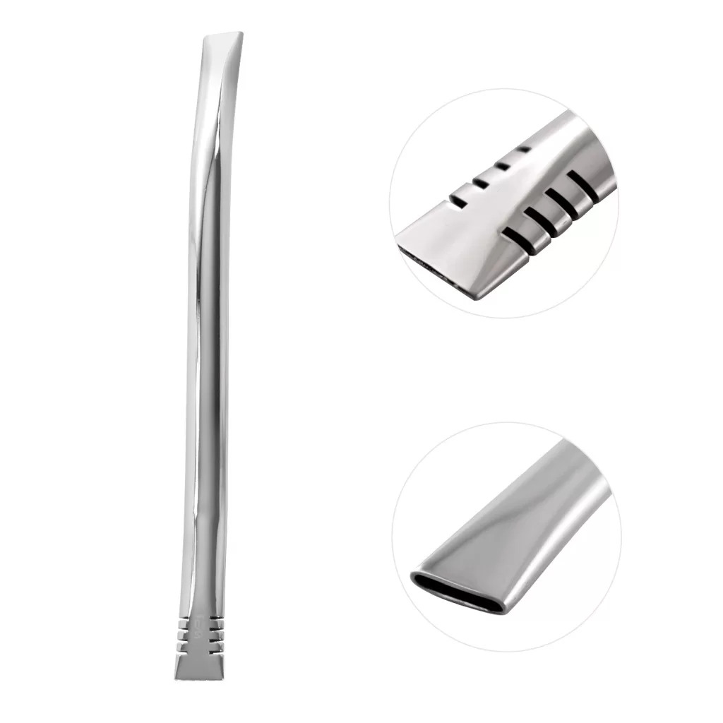 Bomba Tereré Quadrada Bebidas Geladas e Quentes Aço Inox 23cm