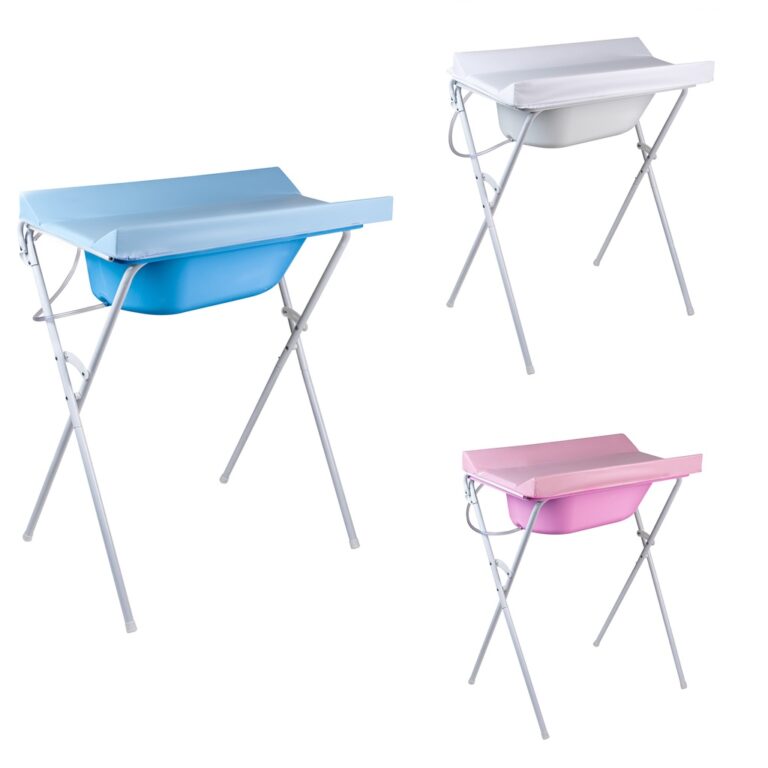 Banheira Com Suporte Dobrável e Trocador, 25l, at