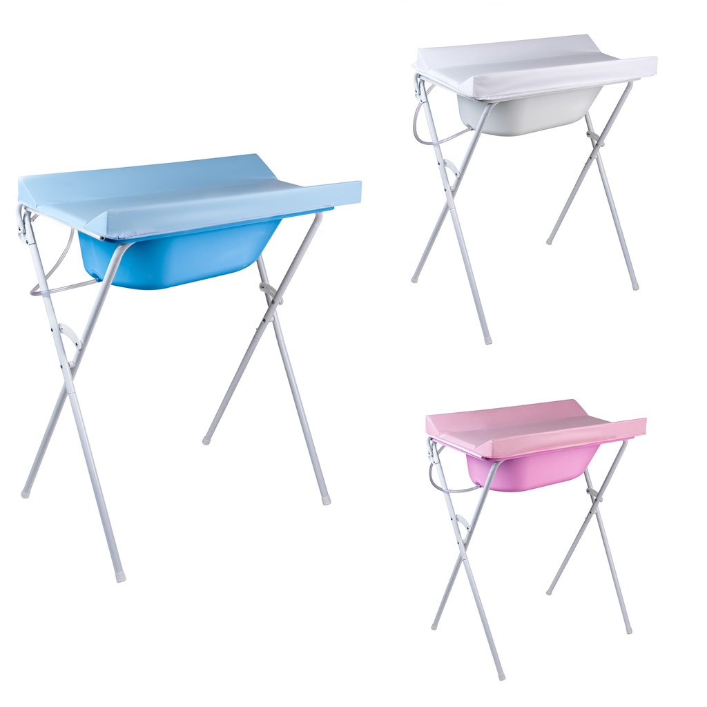 Banheira Com Suporte Dobrável e Trocador, 25l, até 30kg – Kids Baby Hércules