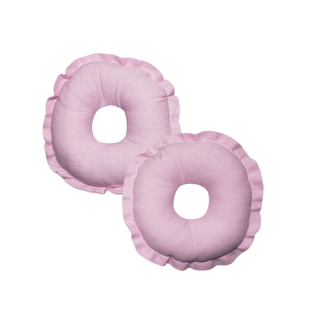 Par de Rosquinhas De Amamentação Absorventes Seios Lavável 100% Algodão