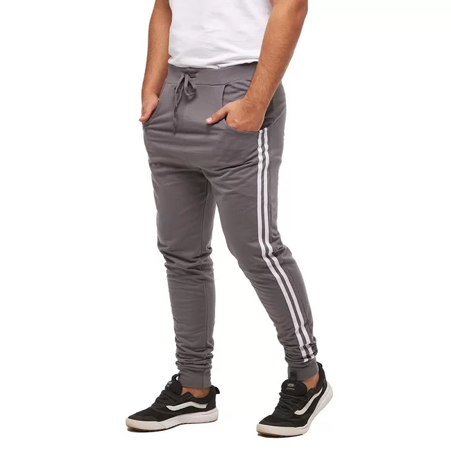 Calça De Moletom Masculina Saruel Skinny Sport &#
