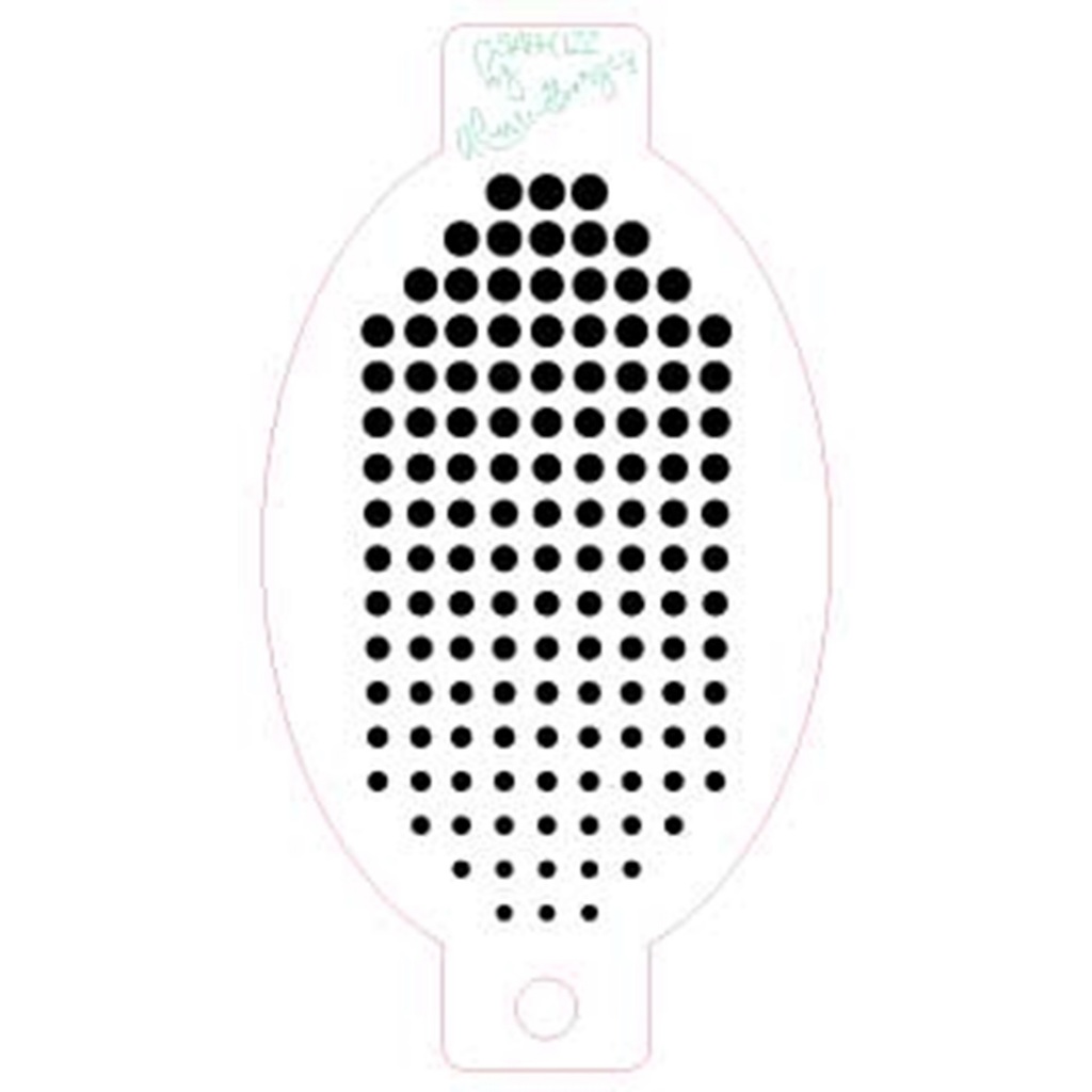 Stencil Textura Bolinhas em Degrade