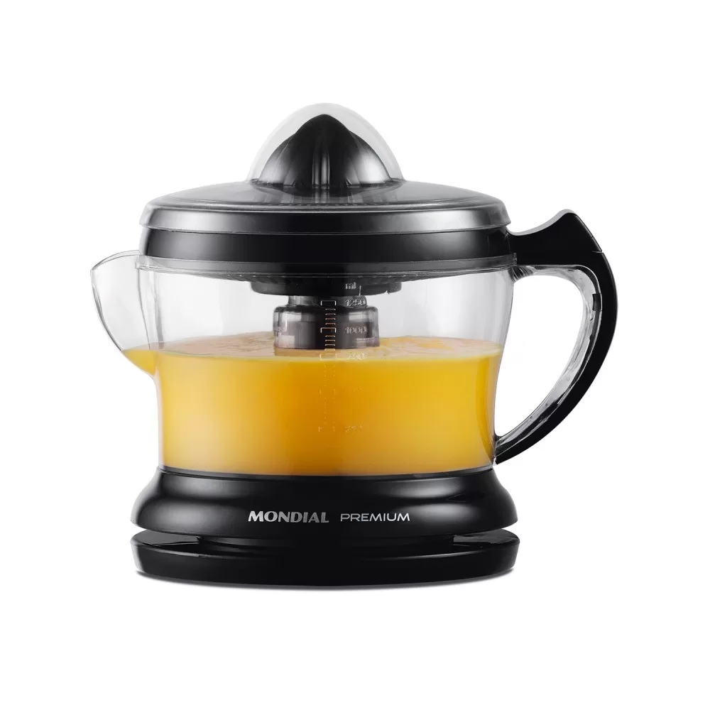 Espremedor de frutas 1,25L com cone extra para limão – E-02 – Mondial